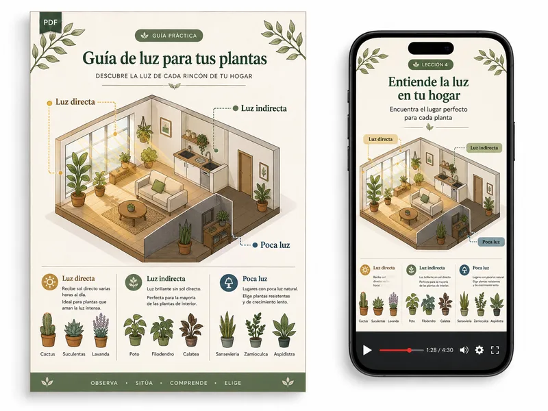 Guía para Apartamento y Poca Luz